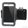 GYM sportsarmbånd m-nøgleholder til iPhone 7-6S-6 - Sort