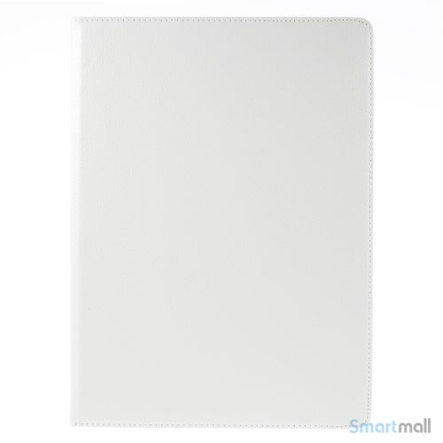 Fuld roterende lædercover til iPad Pro 12.9" m/stand - Hvid